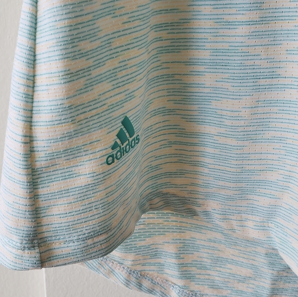 Adidas Women's Space Dye Golf Polo Shirt - Picture 3 of 4